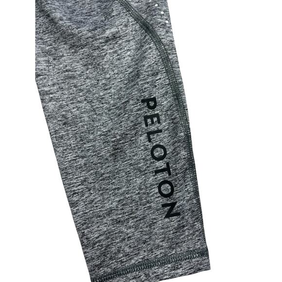 Peloton Size Small Athletic Legging Gray Heathered Ombre Spandex Stretch Reflect - Picture 2 of 8